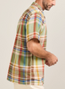 Pendleton MEN'S SHORT-SLEEVE PLAID ALOHA LINEN CAMP SHIRT