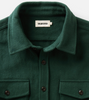 Taylor Stitch The Maritime Shirt Jacket in Dark Forest Moleskin Twill