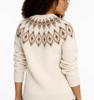 L.L. Bean Women's Classic Ragg Wool Crewneck Fair Isle Sweater