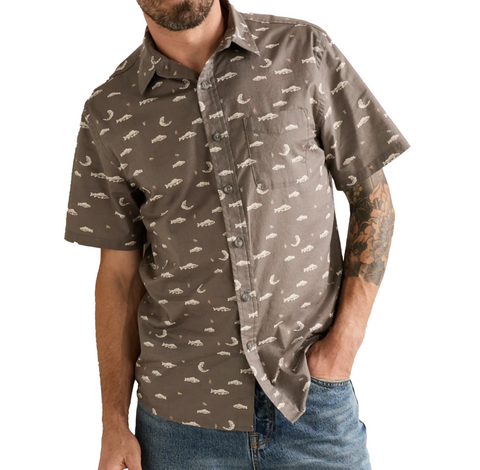 Pendleton MEN'S SHORT-SLEEVE SHORELINE COTTON SHIRT