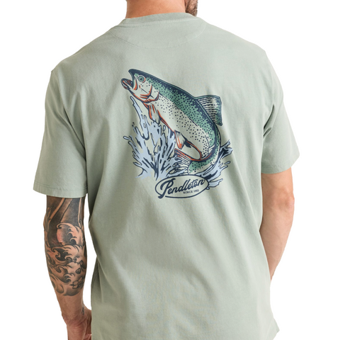 Pendleton M's Deschutes Salmon Graphic Tee