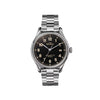 Shinola Vinton 3HD 38MM | Silver Bracelet| Black Matte Velvet Dial | Brushed Stainless Steel