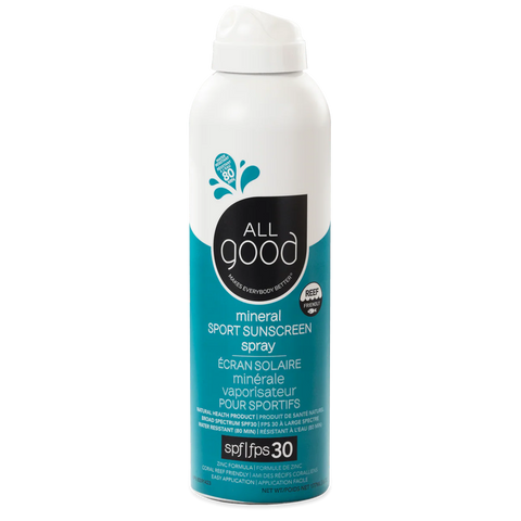 ALL GOOD Sport Mineral Sunscreen Spray SPF 30
