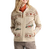 Pendleton Women's Alpine Lambswool Zip-Up Cardigan