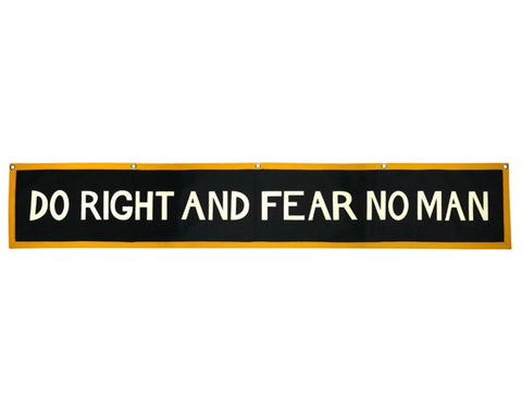 Oxford Pennant - DO RIGHT AND FEAR NO MAN, Banner