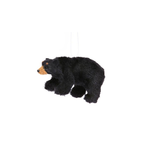 Regency Black Bear Ornament 5"