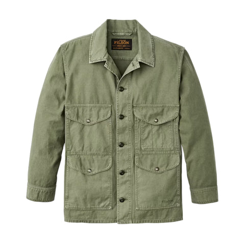 Filson Men's Tin Cloth Short Lined Cruiser Jacket