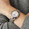 Shinola Derby 3 HD | 38MM | Mother Of Pearl Face | Silver & Gold Bracelet