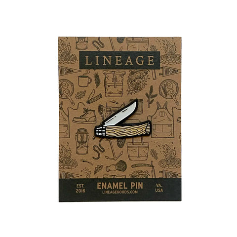 Lineage Enamel Pin