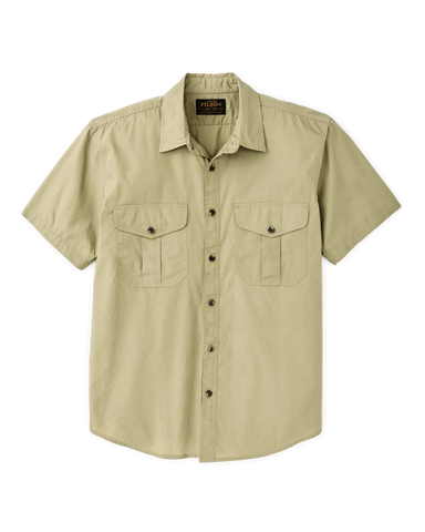 Filson Washed Short Sleeve Feather Cloth Shirt