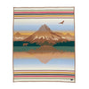 Pendleton Jacquard Napped Robe - Glacier Peaks