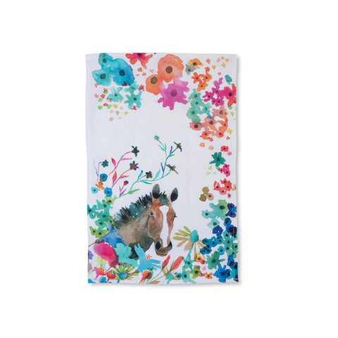 Betsy Olmsted Design | Tea Towel, Fawn Terrarium, 15 x 24