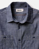 Taylor Stitch The Foundry Shirt in Rinsed Indigo Chambray