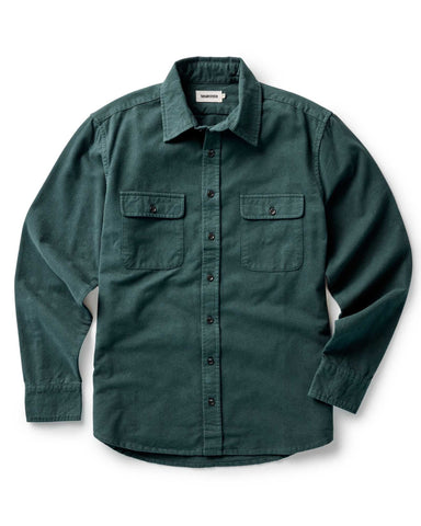 Taylor Stitch The Yosemite Shirt in Dark Forest