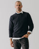 Taylor Stitch The Eddy Crew in Heather Marine Herringbone