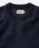 Taylor Stitch The Eddy Crew in Heather Marine Herringbone
