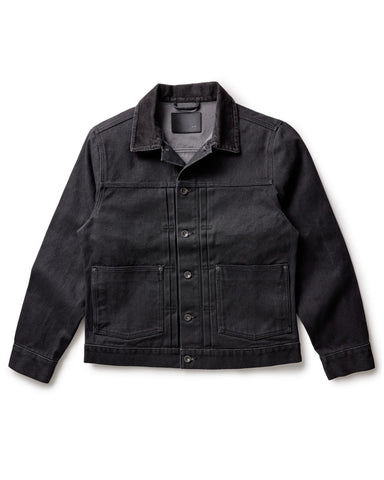 Taylor Stitch The Ryder Jacket in Coal Chipped Canvas
