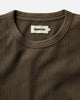 Taylor Stitch The Organic Cotton Crew in Fatigue Olive Waffle