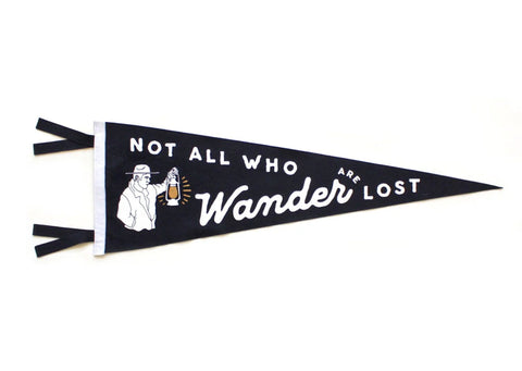 Oxford Pennant, Not All Who Wander Are Lost