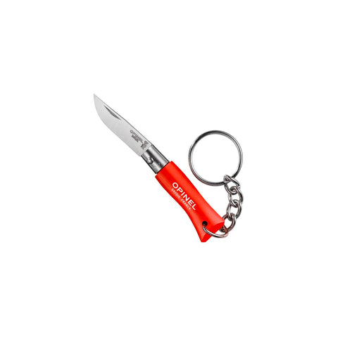 Opinel No. 4 Keychain, Stainless Steel