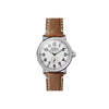 Shinola Runwell | 41MM | Stainless Steel Polished Plating | White Dial | Brown Leather Strap