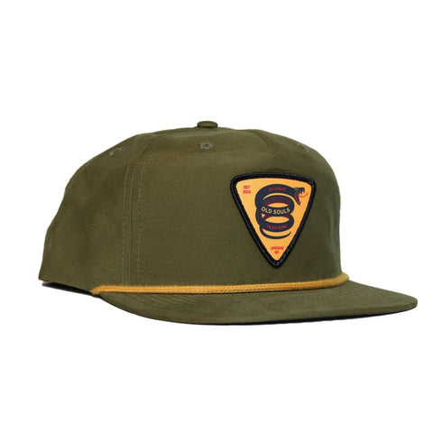NEW Do Right Fear None Snake Cap - Loden Nylon