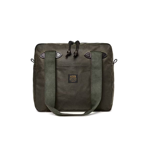 Filson Tin Cloth Tote Bag with Zipper