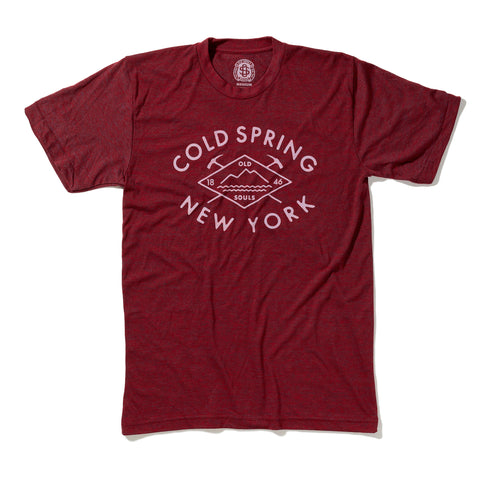 Old Souls Rod & Gun Tee - Cold Spring - Stone Heather